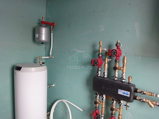 Традиционное водяное отопление в каркасном доме | Блог строительной  компании RNR